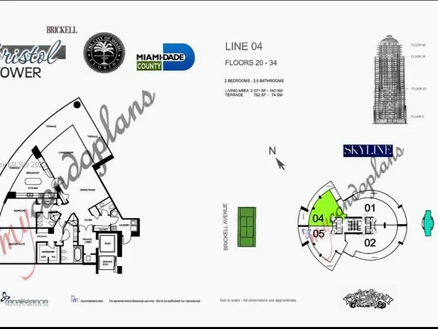 2127 Brickell Ave # 2704, Miami FL 33129