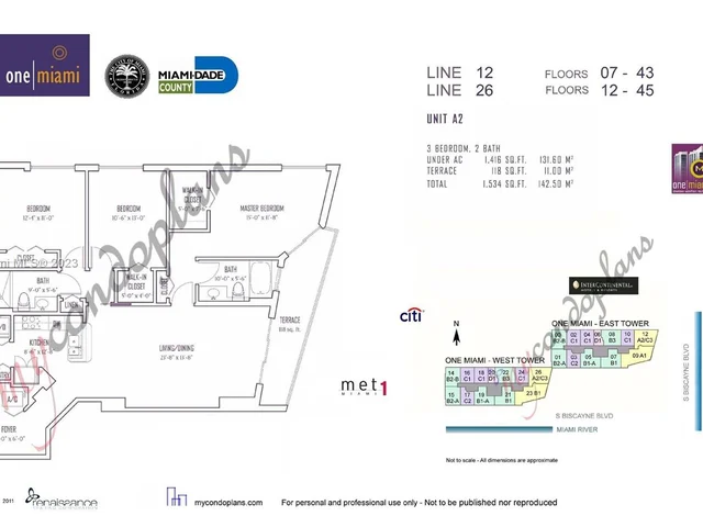 335 S Biscayne Blvd # 2312, Miami FL 33131