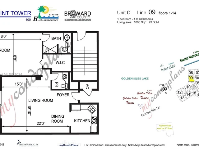 100 Golden Isles Dr # 909, Hallandale Beach FL 33009