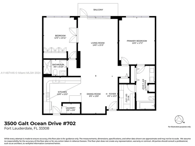 3500 Galt Ocean Dr # 702, Fort Lauderdale FL 33308