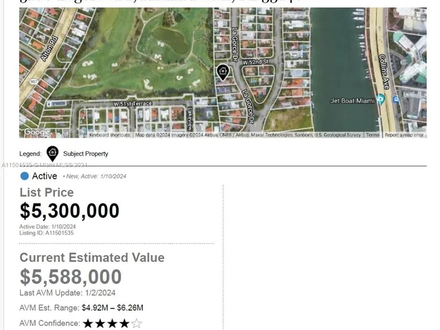 5180 La Gorce Dr, Miami Beach FL 33140