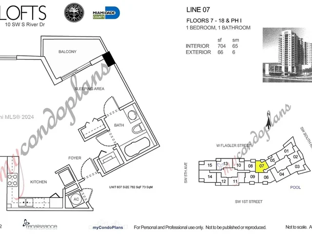 10 SW South River Dr # 1107, Miami FL 33130