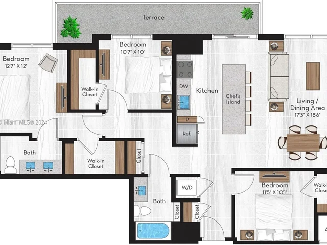 340 SE 3rd St # 1710, Miami FL 33131