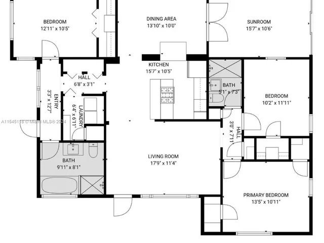 1629 Westward Dr, Miami Springs FL 33166