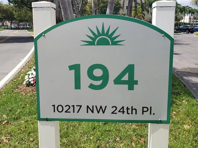 10217 NW 24th PLACE # 201, Sunrise FL 33322