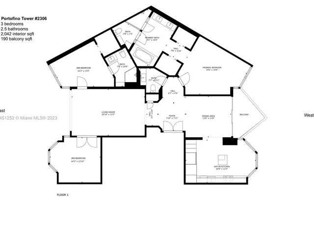 300 S Pointe Dr # 2306, Miami Beach FL 33139