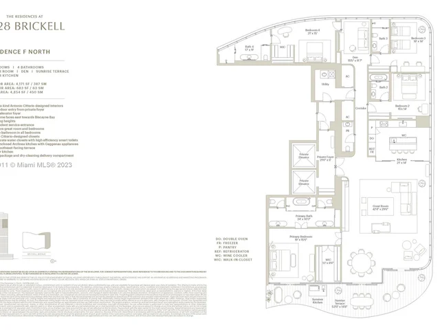 1428 Brickell Av # 6303, Miami FL 33131