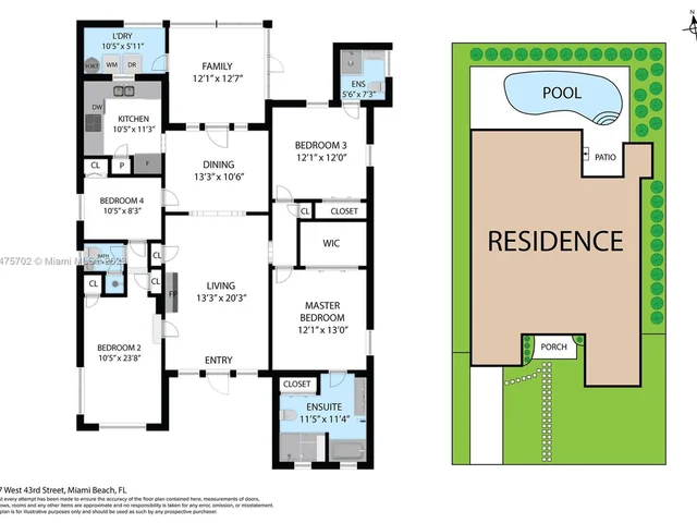 427 W 43rd St, Miami Beach FL 33140