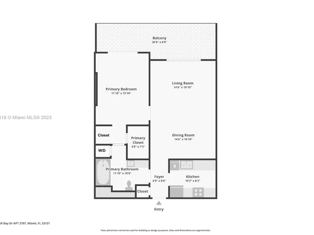 1200 Brickell Bay Dr # 2217, Miami FL 33131