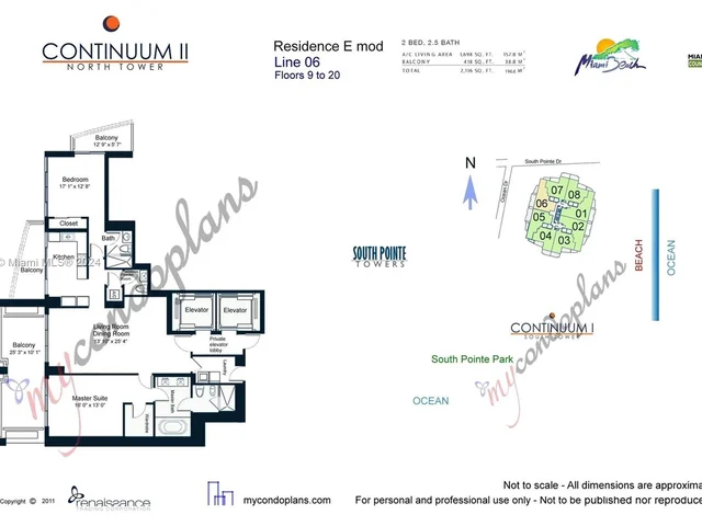 50 S Pointe Dr # 1706, Miami Beach FL 33139