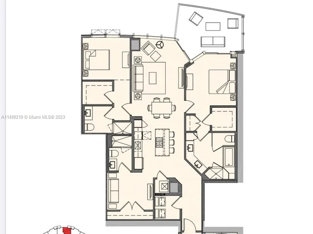 851 NE 1st Ave # 2107, Miami FL 33132