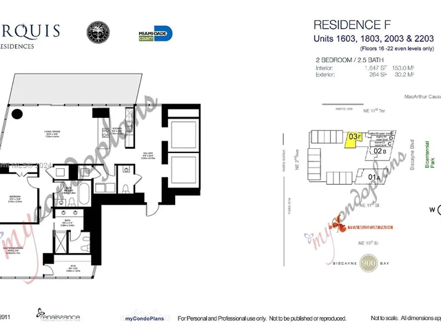 1100 Biscayne Blvd # 1603, Miami FL 33132