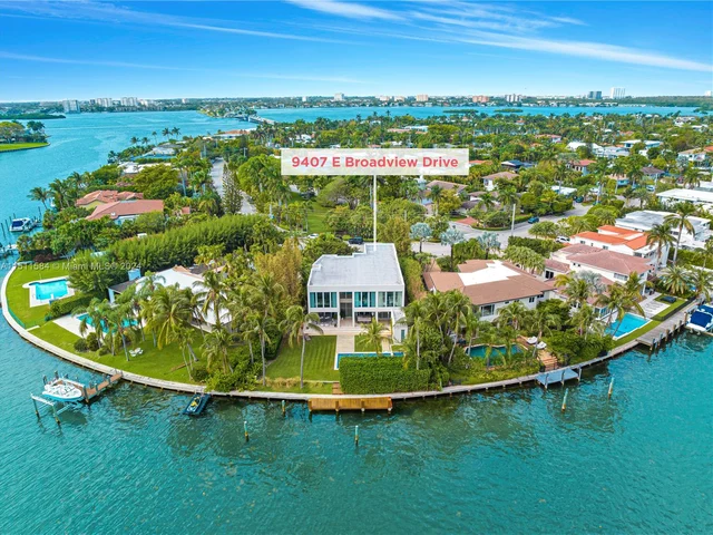 9407 E Broadview Dr, Bay Harbor Islands FL 33154
