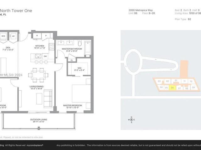 2000 Metropica Way # 1906, Sunrise FL 33323