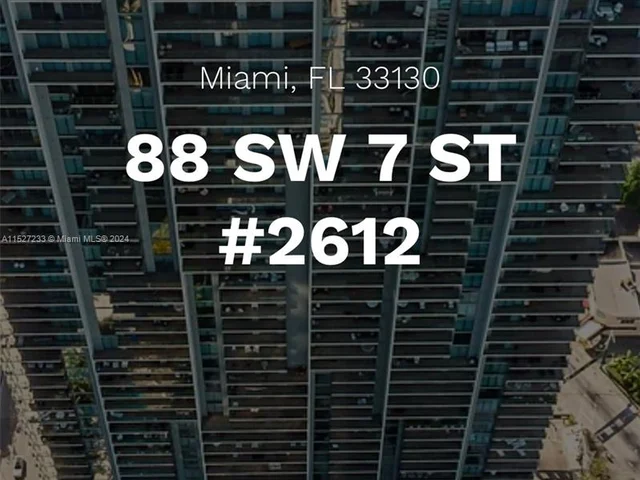 88 SW 7th ST # 2612, Miami FL 33130