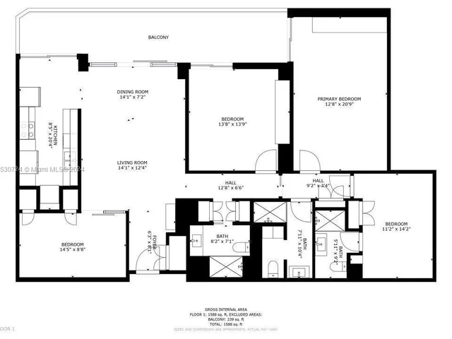 19667 Turnberry Way # 20F, Aventura FL 33180