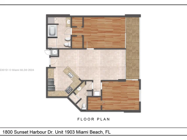 1800 Sunset Harbour Dr # 1903, Miami Beach FL 33139