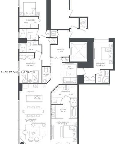 650 NE 32 St # 4501, Miami FL 33137