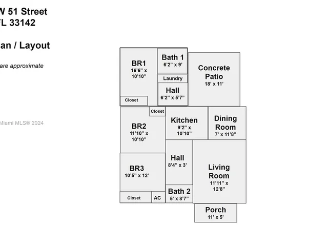1730 NW 51st St, Miami FL 33142