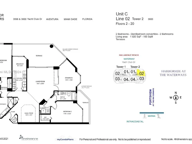 3598 Yacht Club Dr # 702, Aventura FL 33180