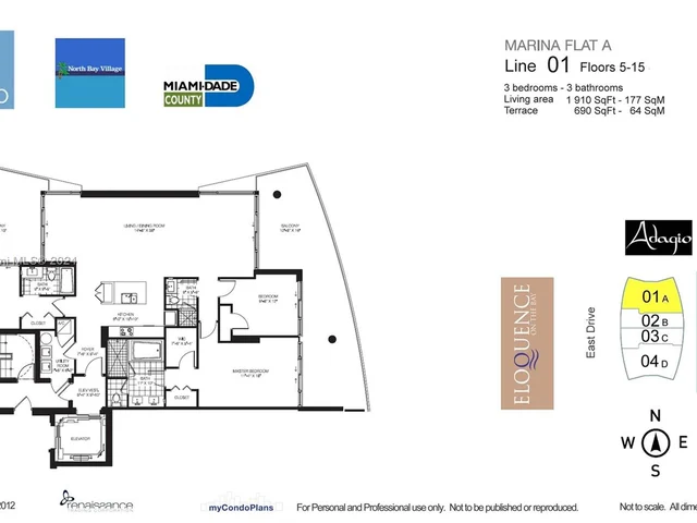 7935 East Dr # 1101, North Bay Village FL 33141